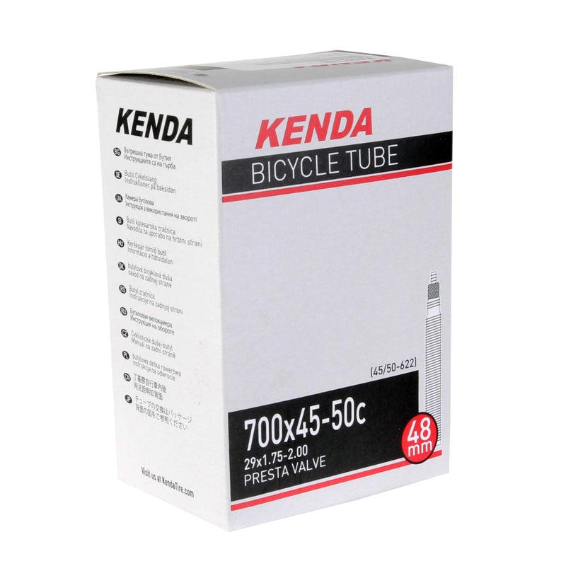 Kenda, Presta, Tube, Presta, Length: 48mm, 700C, 45-50C - Image 1